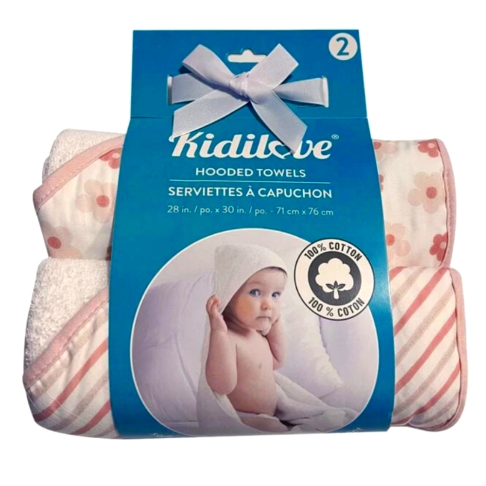 COPY - Oh Baby!!! Kidilove Cotton, Hooded Towels (2 pack)